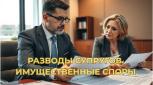 Подробнее о статье РАЗВОДЫ. ИМУЩЕСТВЕННЫЕ СПОРЫ.